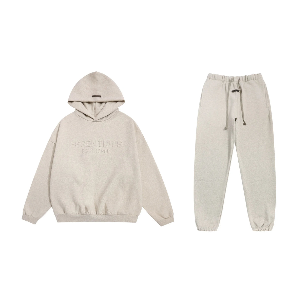 Oatmeal Heather Essentials Tracksuit Pullover