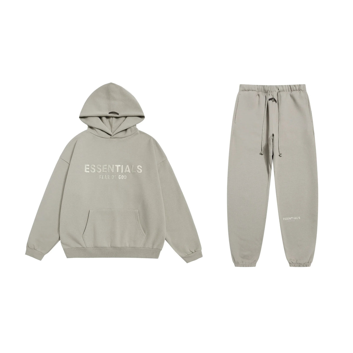 Cement Gray Essentials Tracksuit Pullover