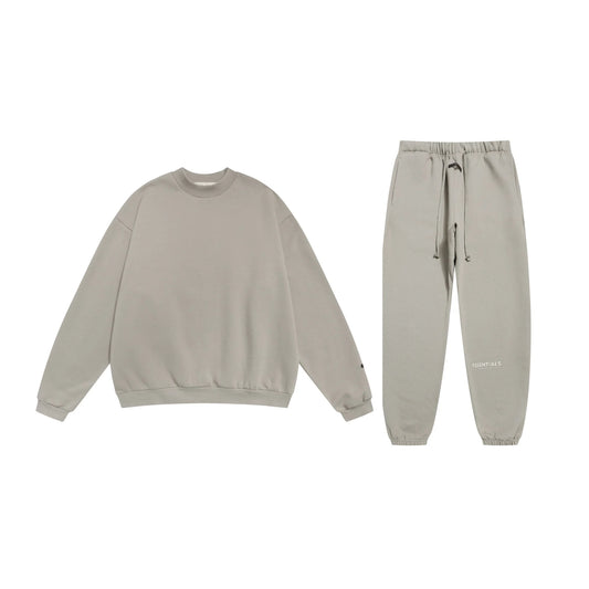 Cement Gray Essentials Tracksuit Pullover