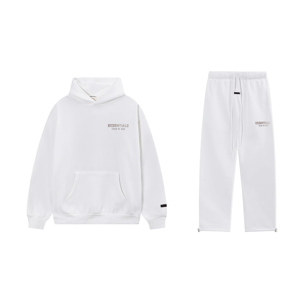 White Essentials Tracksuit Pullover