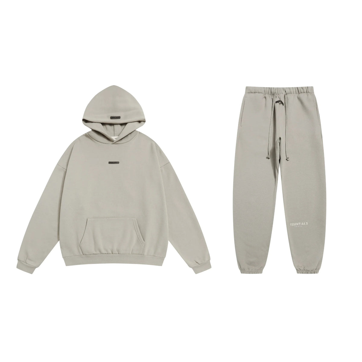 Cement Gray Essentials Tracksuit Pullover