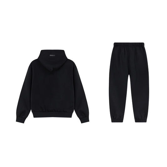 Black Essentials Tracksuit Pullover