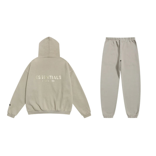 Cement Gray Essentials Tracksuit Pullover