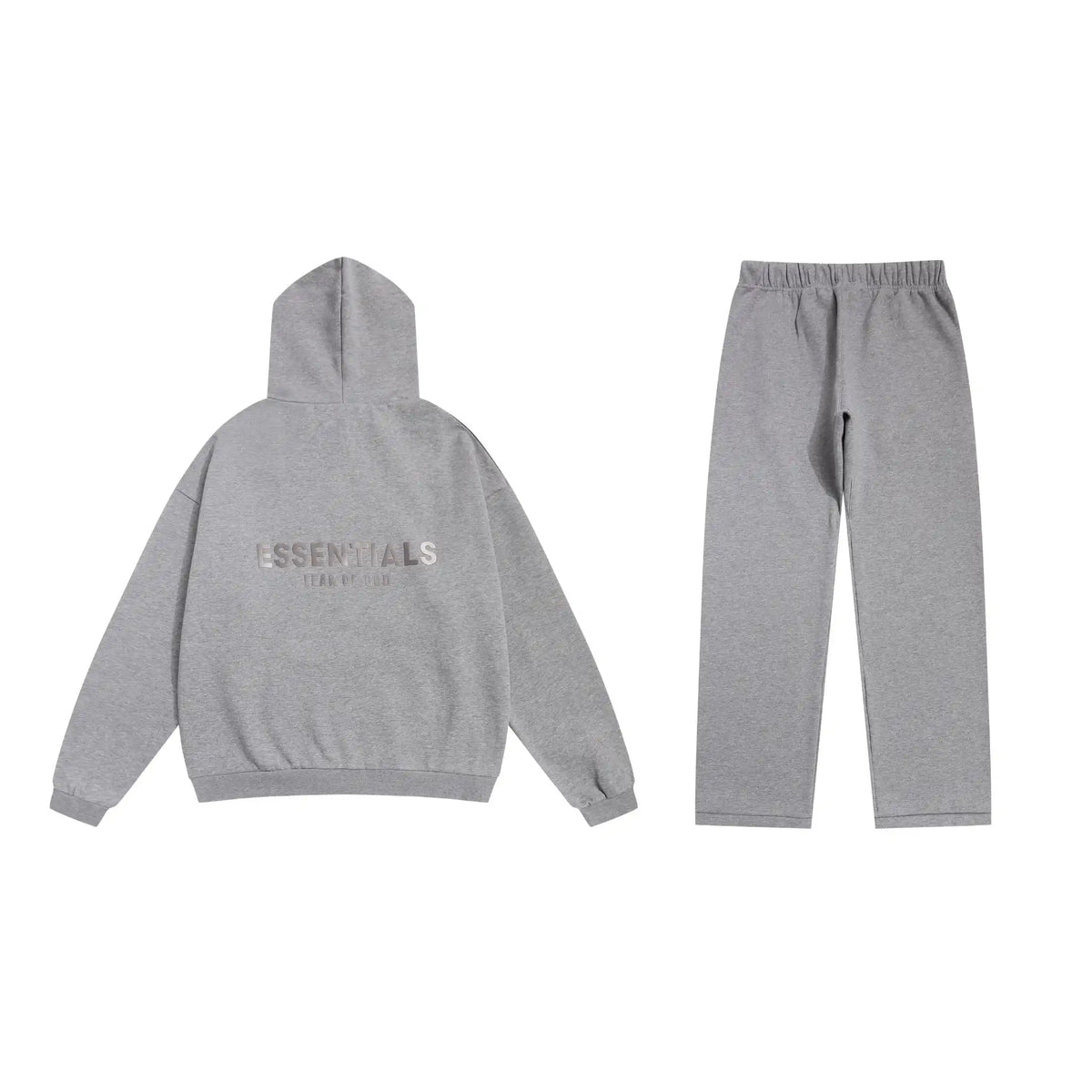 Cloudy Gray Essentials Tracksuit Pullover