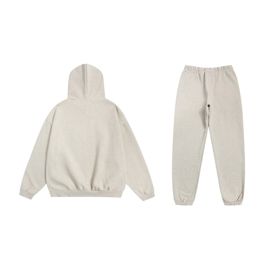 Oatmeal Heather Essentials Tracksuit Pullover