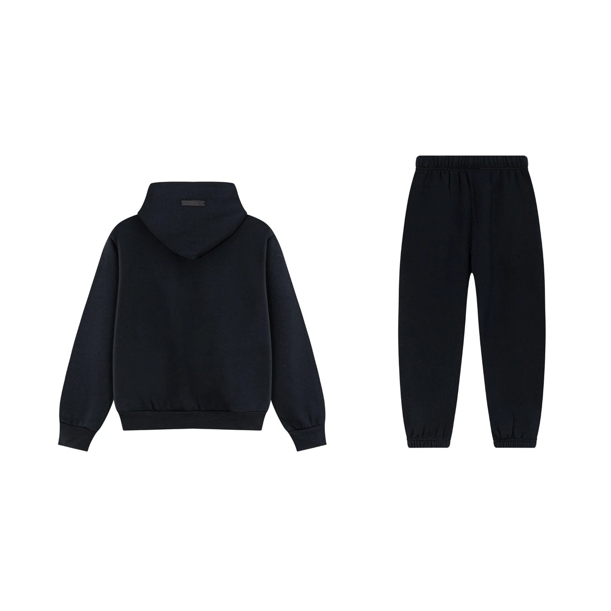 Black Essentials Tracksuit Pullover
