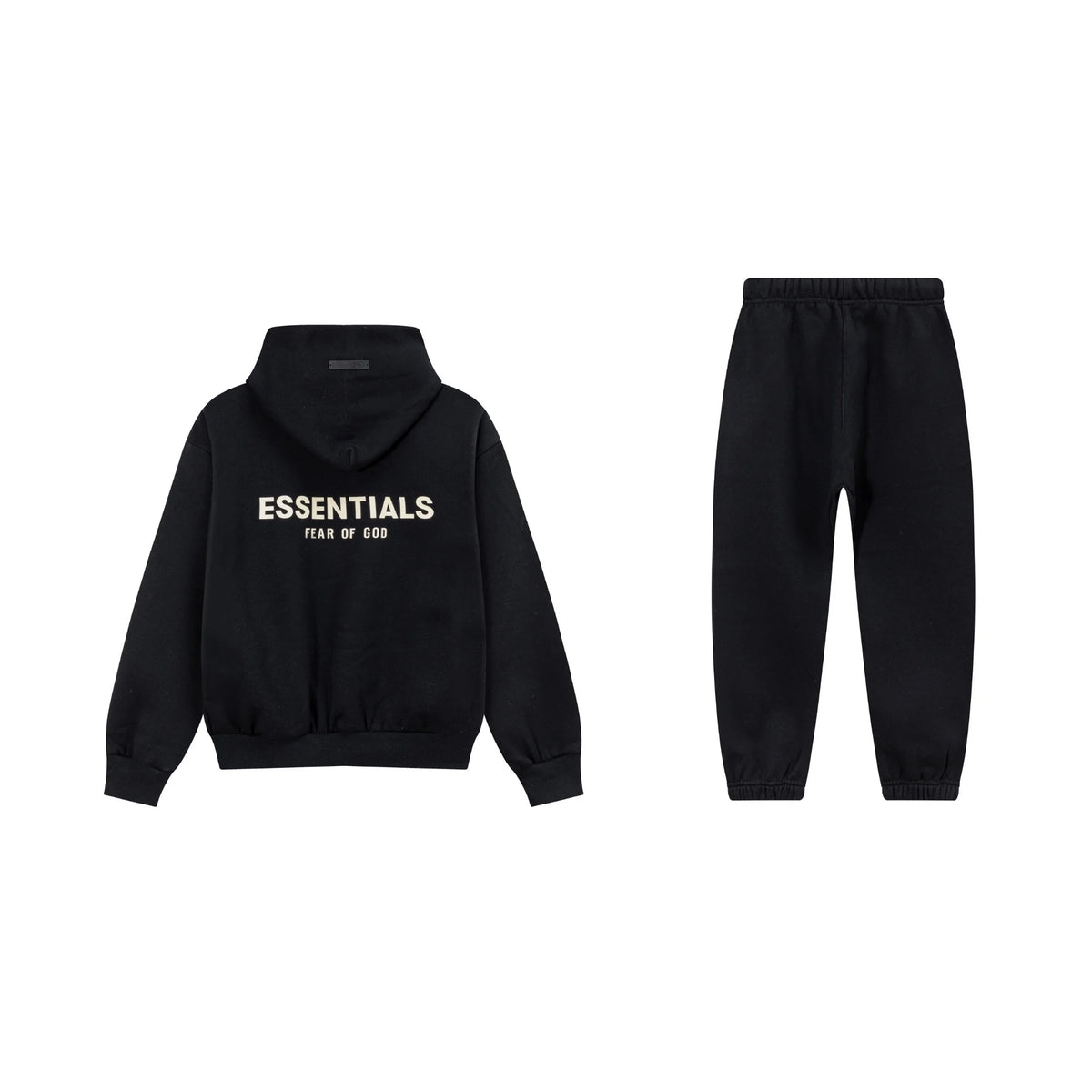 Black Essentials Tracksuit Pullover