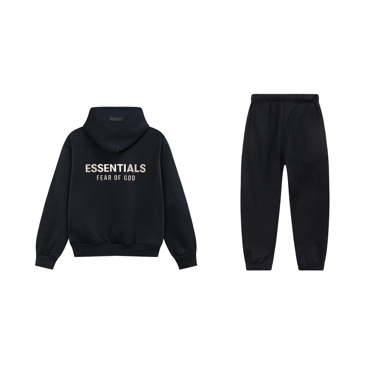 Black Essentials Tracksuit Pullover