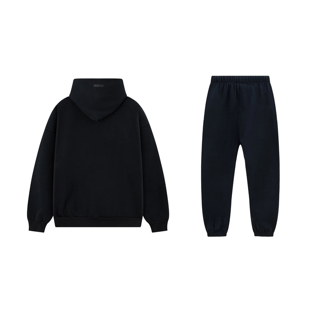 Black Essentials Tracksuit Pullover