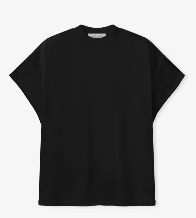 Essentials T-Shirt Black — Fear of God SS26 Oversized Tee