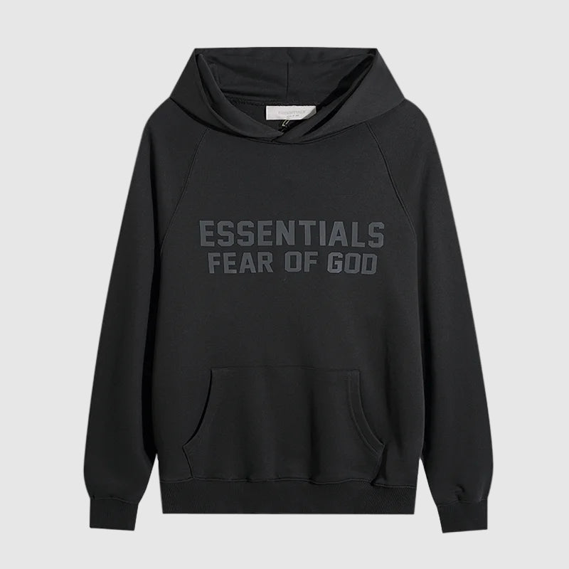 ESSENTIALS Clothing Black Hoodie