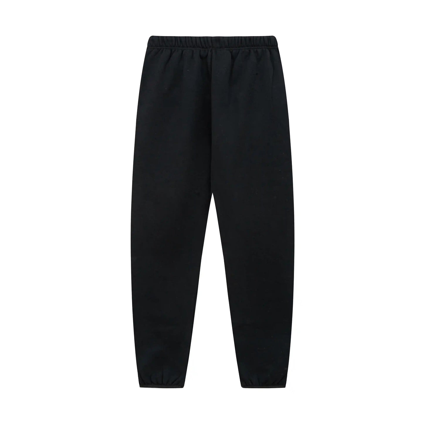 Premium fleece fabric close-up on black sweatpants by Fear of God