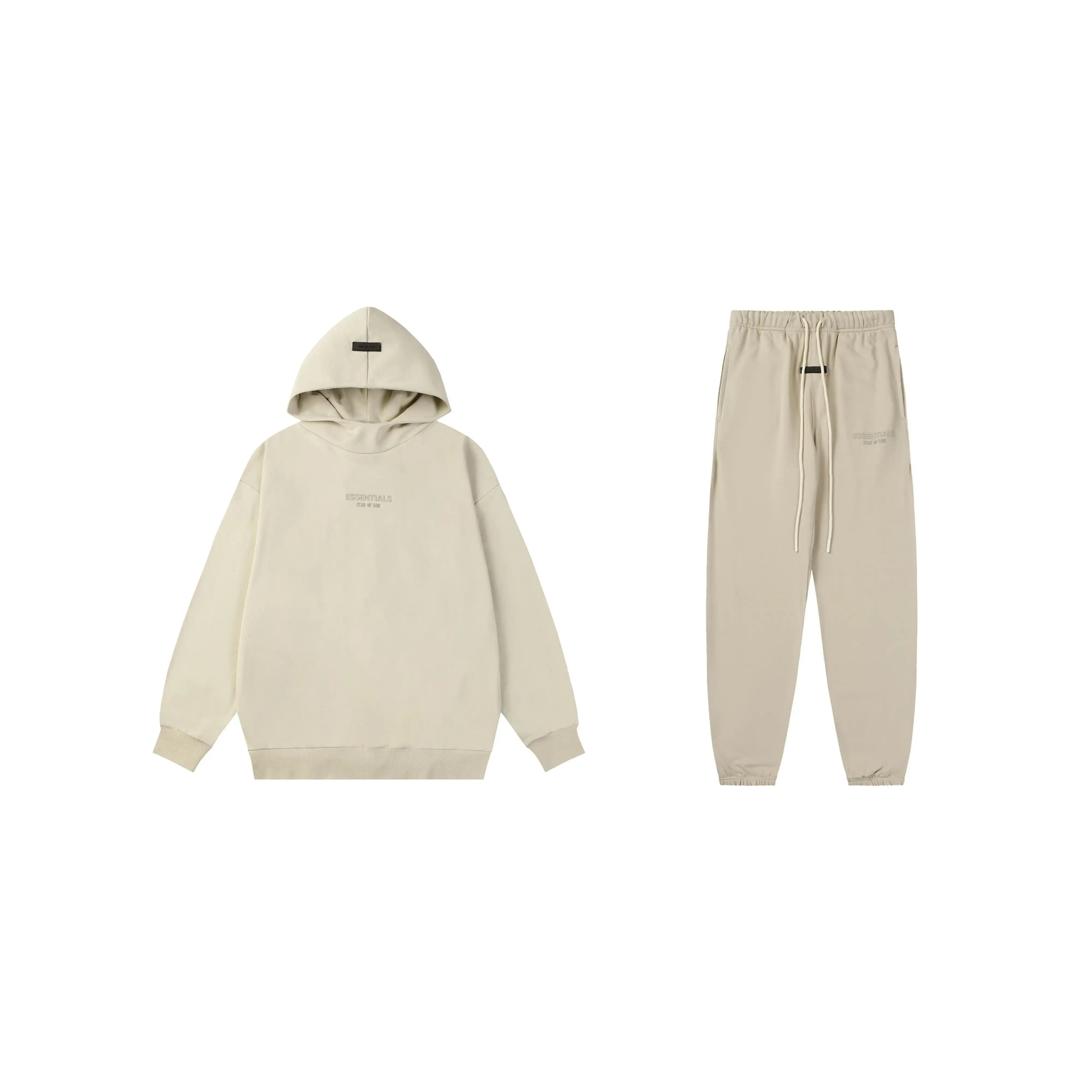 ESSENTIALS Clothing Light Cream Tracksuit