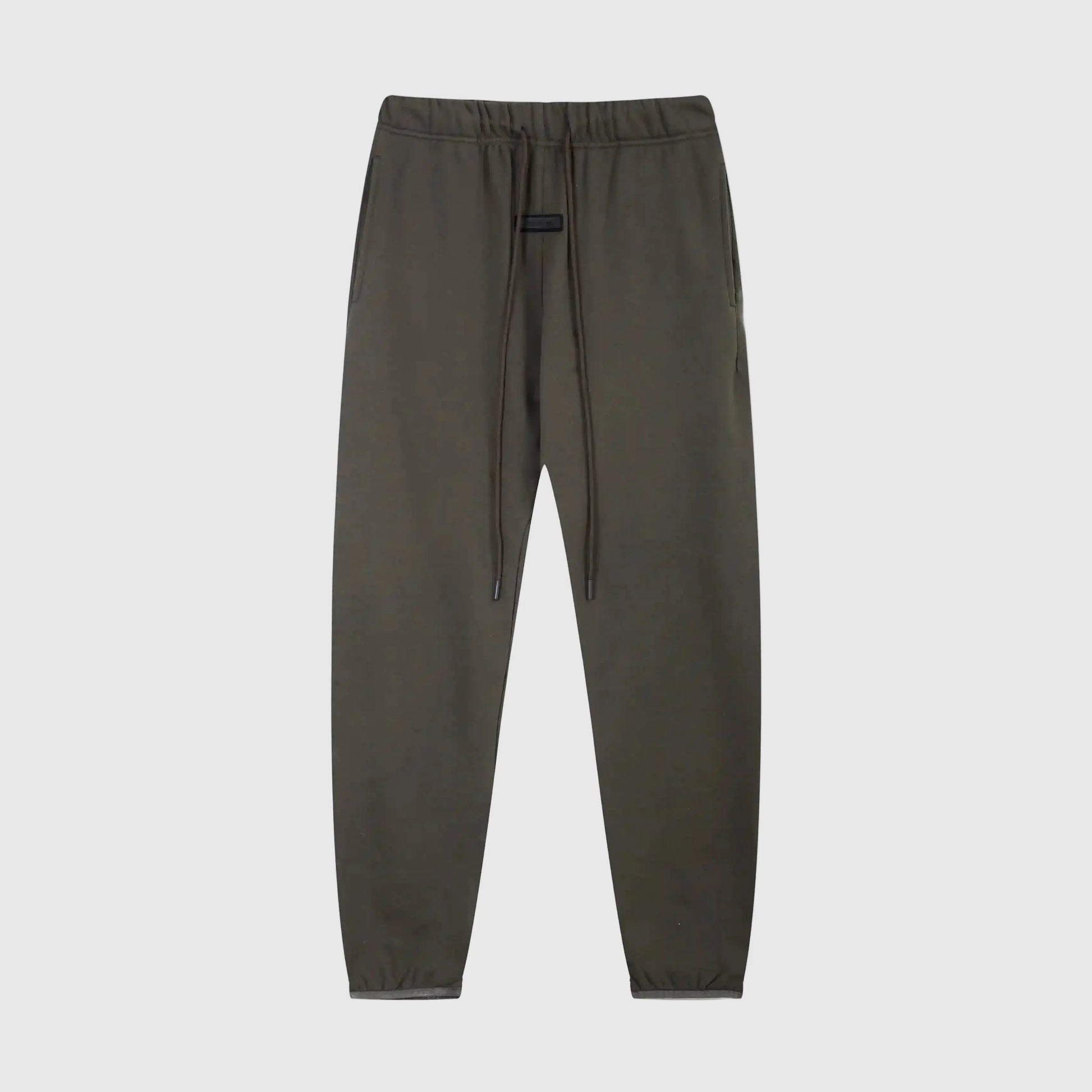 Premium fleece fabric detail on ink sweatpants by Fear of God