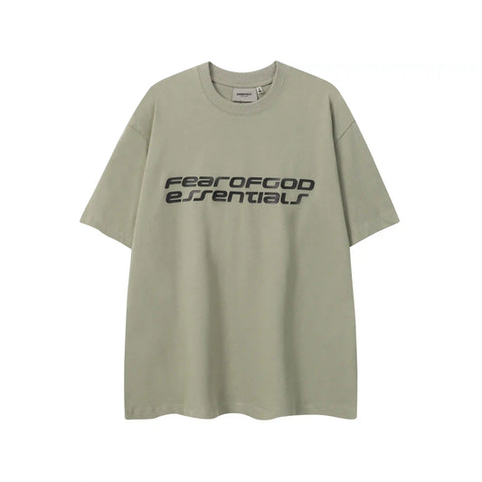 ESSENTIALS Ponte Charcoal Grey 90s T-Shirt