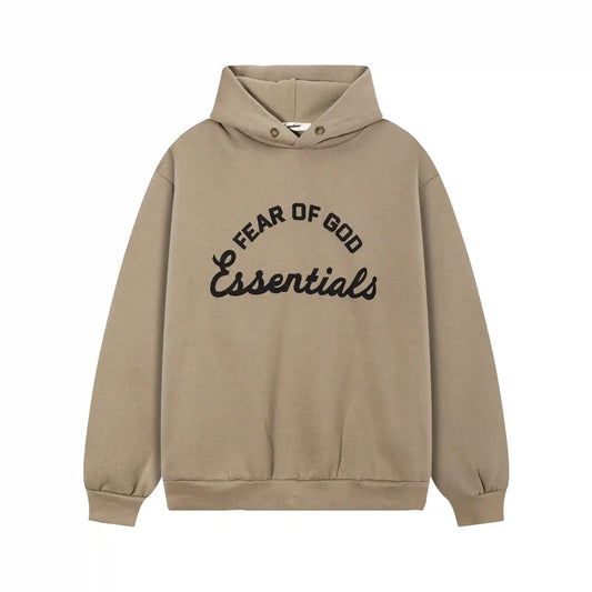 Fear of God Essentials Gold Brown Hoodie | Warm Tone Essentials Hoodie