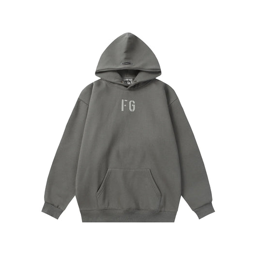 Fear of God ESSENTIALS FG Grey Hoodie