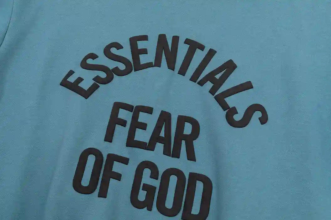 Fear of God Essentials Coastal Blue Hoodie | Muted Blue Pullover Essentials Hoodie