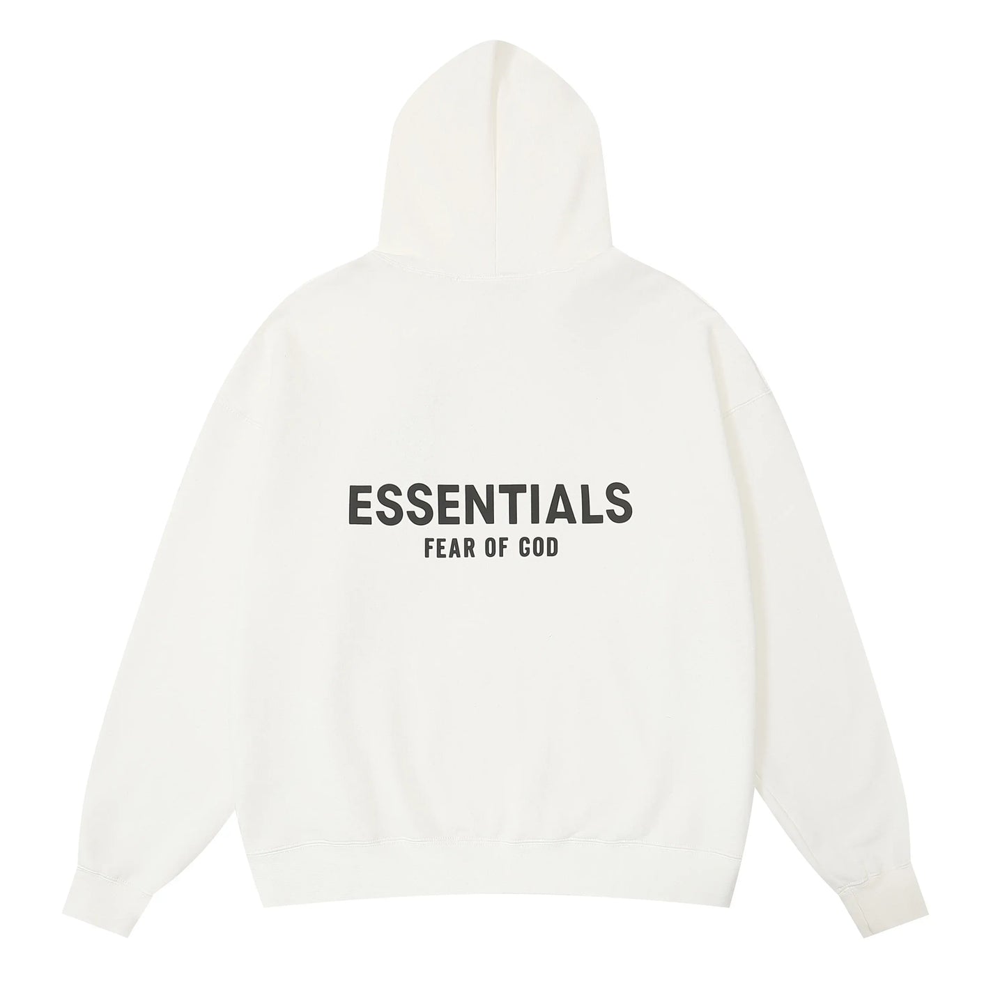 Eggshell Essentials hood rubberized label detail close-up