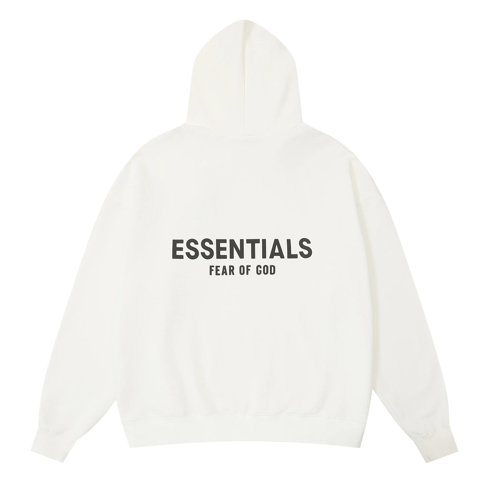 Eggshell Essentials hood rubberized label detail close-up