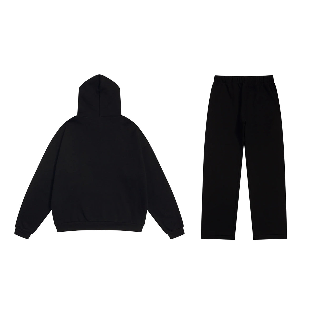 Black Essentials Tracksuit Pullover