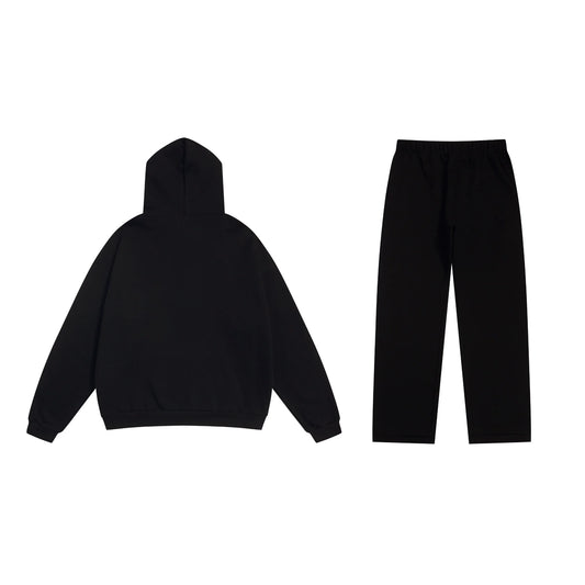 Black Essentials Tracksuit Pullover