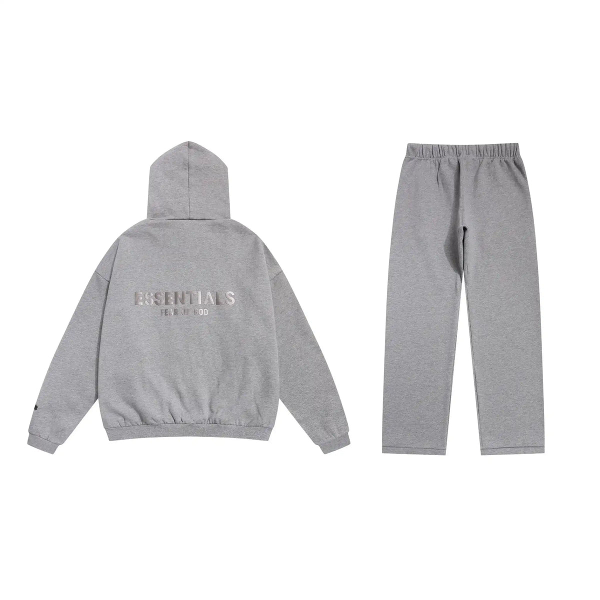 Cloudy Gray Essentials Tracksuit Pullover