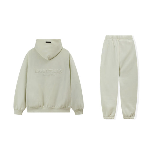 Matcha Green Essentials Tracksuit Pullover