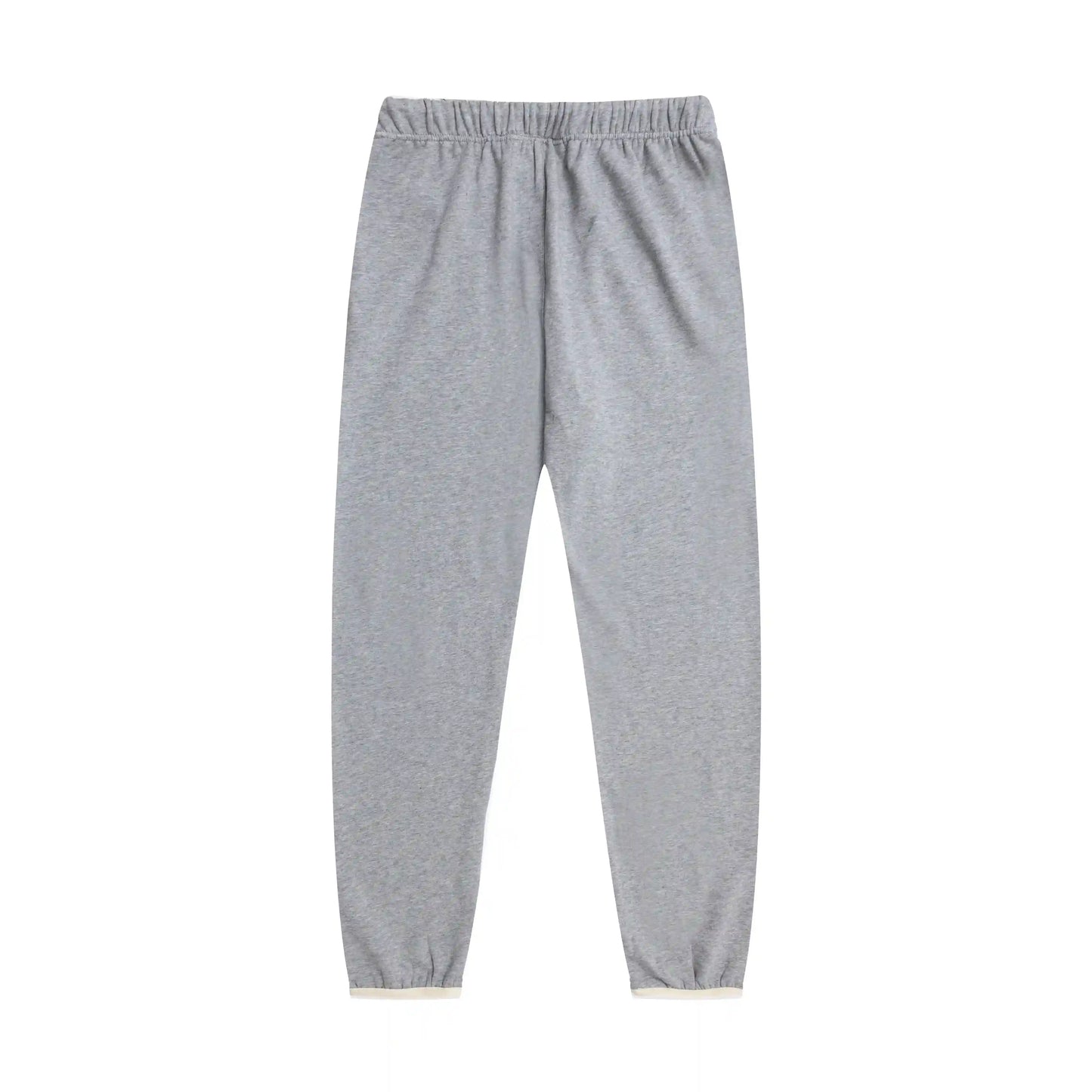 Casual streetwear dark heather oatmeal sweatpants outfit by Fear Of God