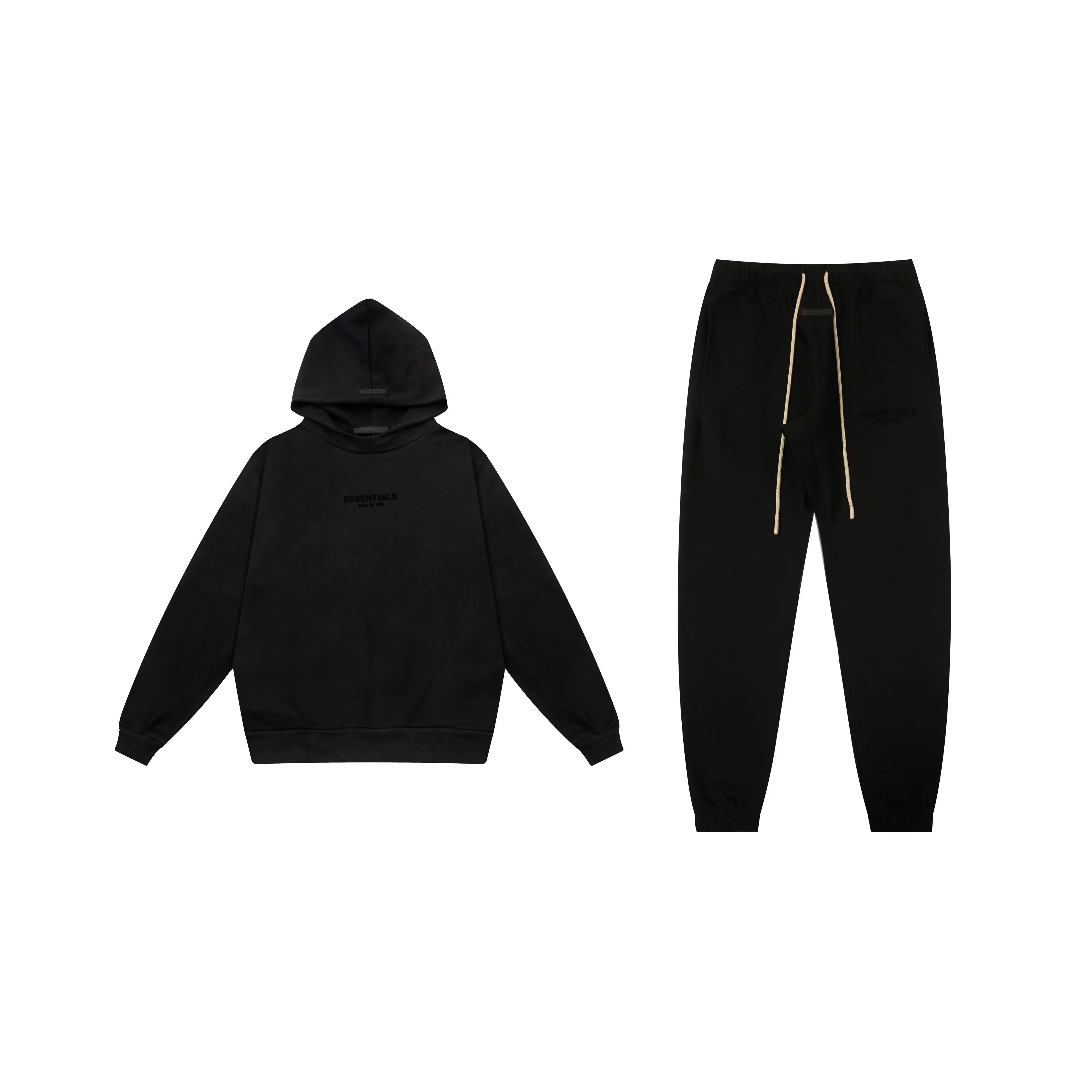 ESSENTIALS Clothing Black Tracksuit