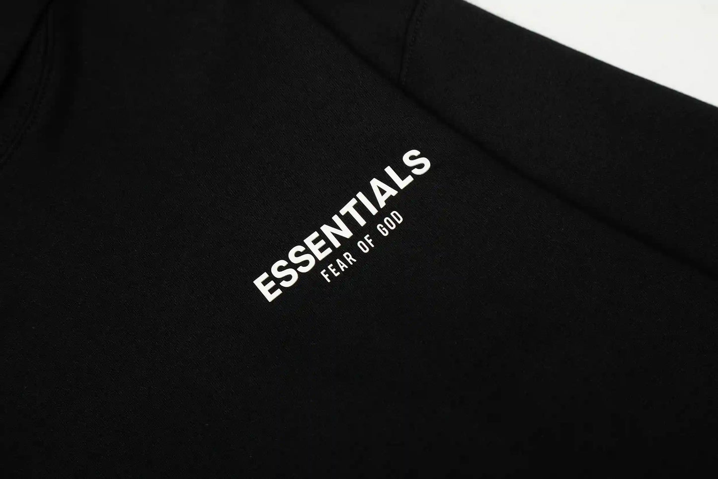 Fear of God ESSENTIALS Black Hoodie