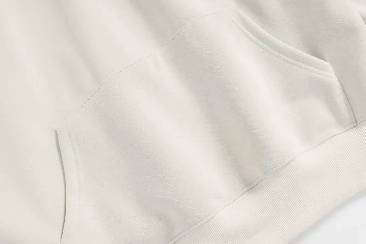 Fear of God ESSENTIALS Signature Ivory White Hoodie