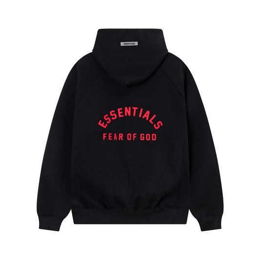 Fear of God ESSENTIALS Black Hoodie