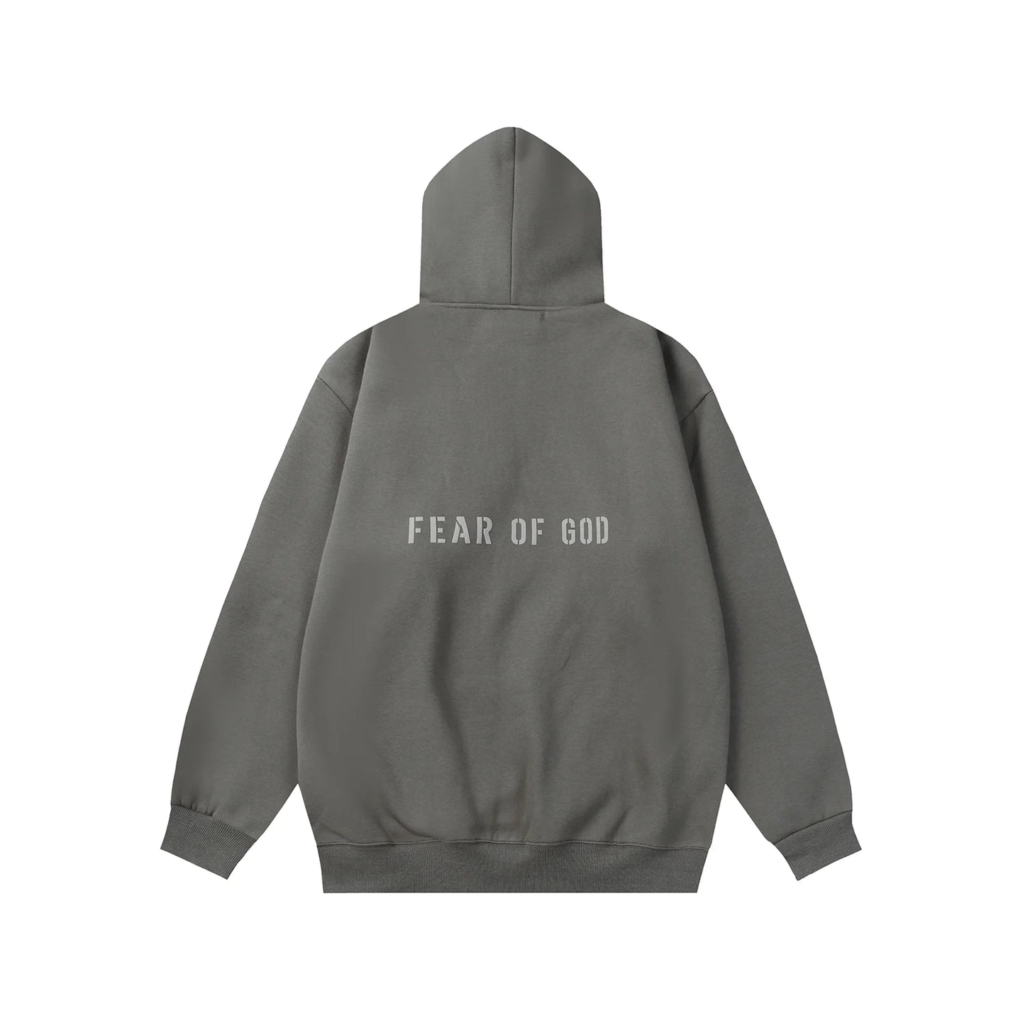 Fear of God ESSENTIALS FG Grey Hoodie