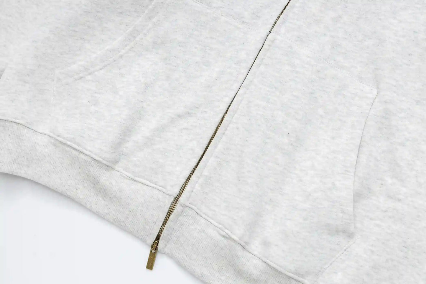 Fear of God Essentials Eggshell Zip-Up Hoodie | Cream Full Zip Essentials Hoodie