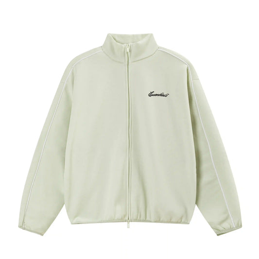 Fear of God ESSENTIALS Matcha Green Modern Fleece Track Jacket