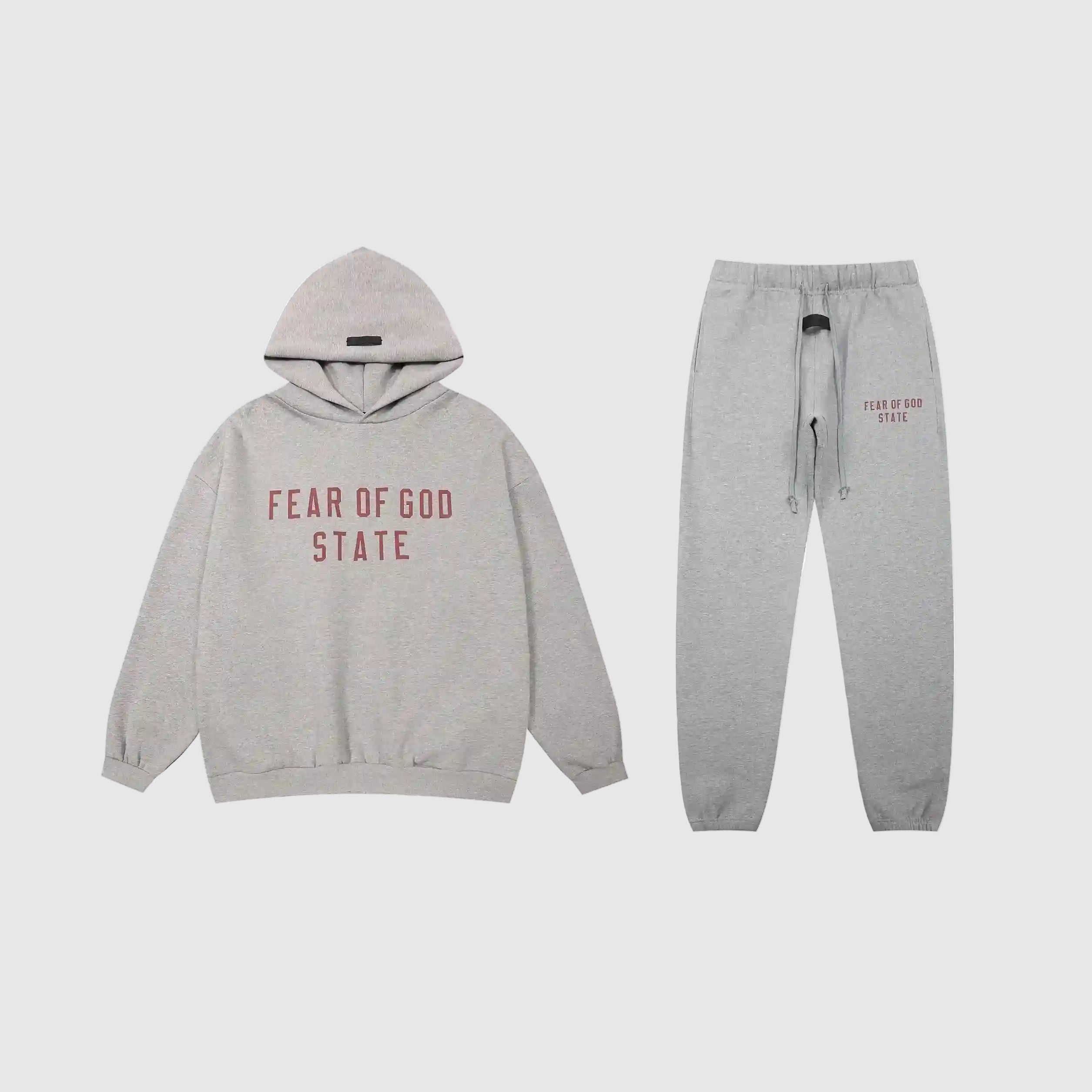 ESSENTIALS Clothing Dark Heather Oatmeal Tracksuit