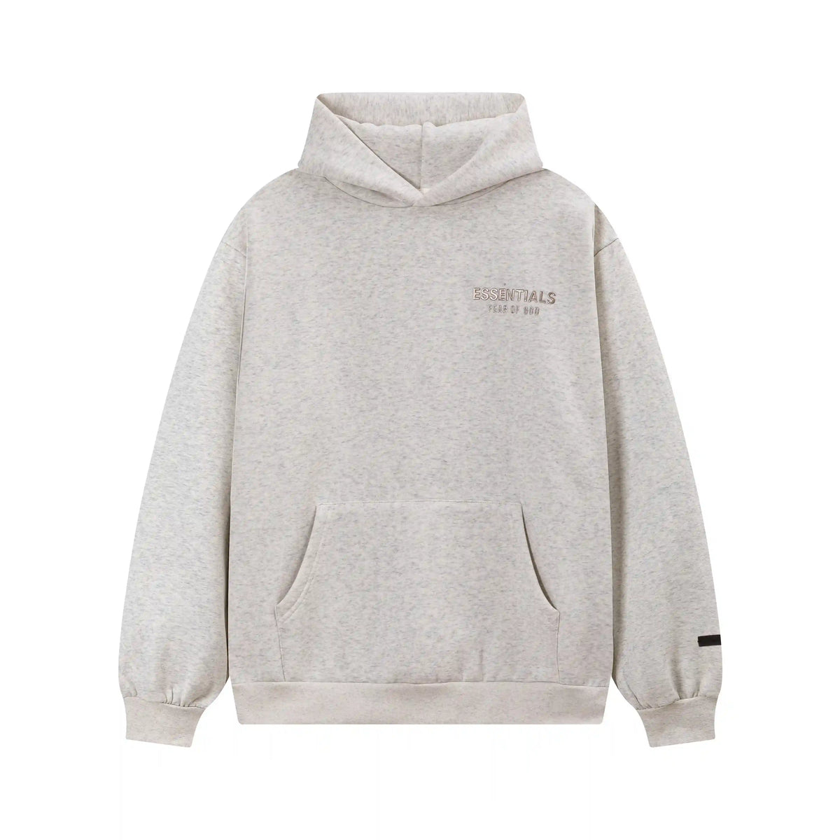 Light Heathered Oatmeal Essentials Tracksuit Pullover