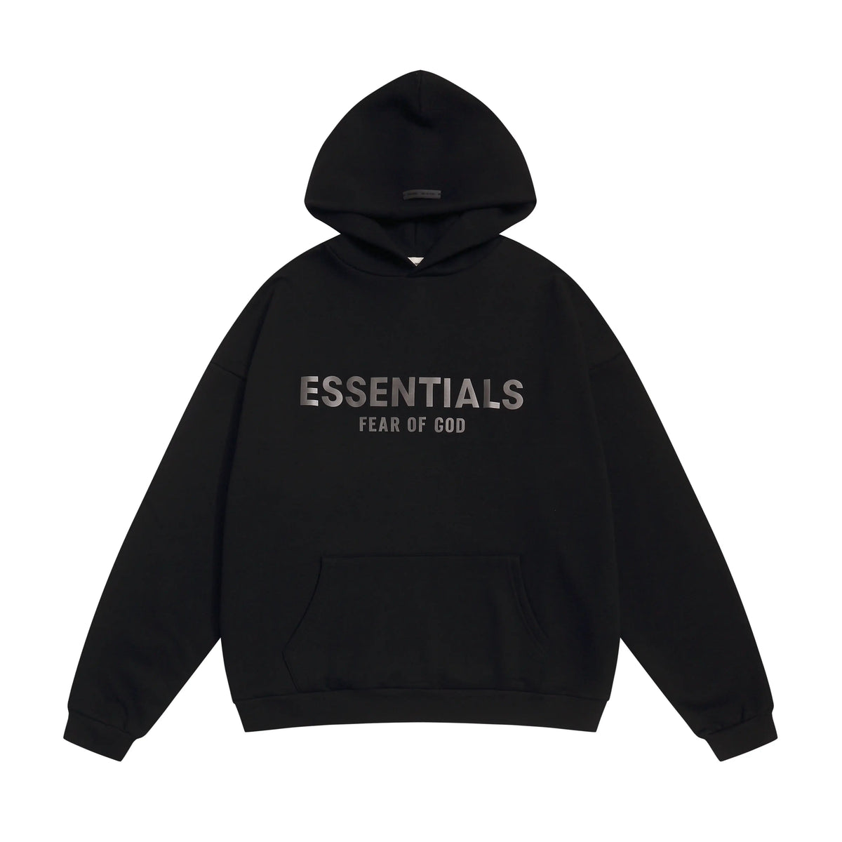 Black Essentials Tracksuit Pullover
