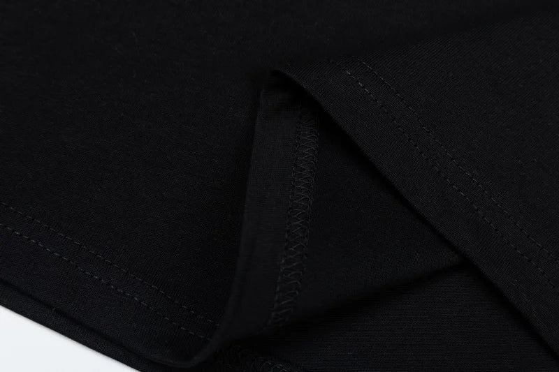 ESSENTIALS Black Ponte 90s T-Shirt