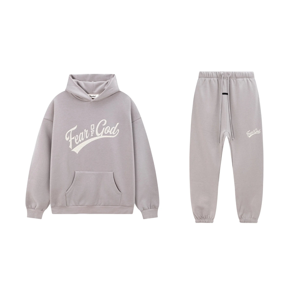 Cloudy Gray Essentials Tracksuit Pullover