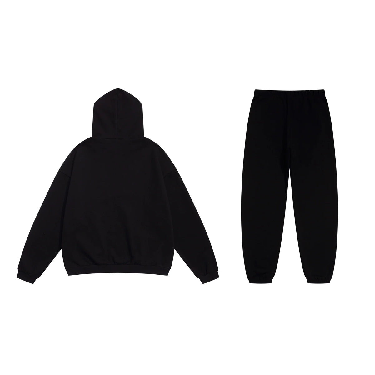 Black Essentials Tracksuit Pullover