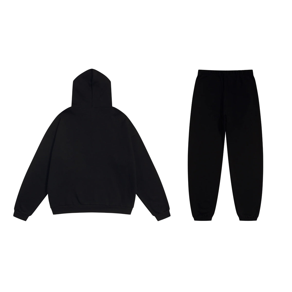 Black Essentials Tracksuit Pullover