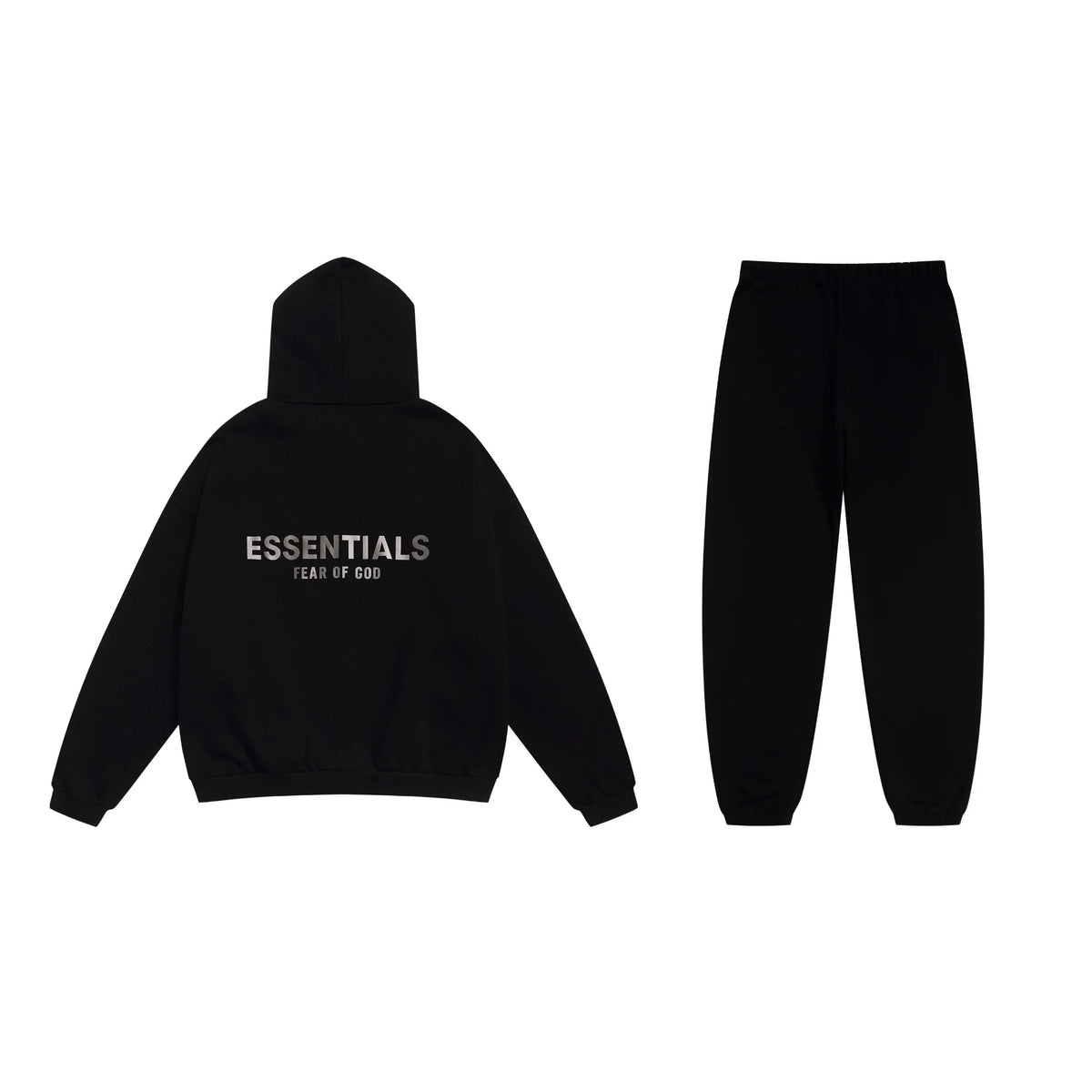 Black Essentials Tracksuit Pullover
