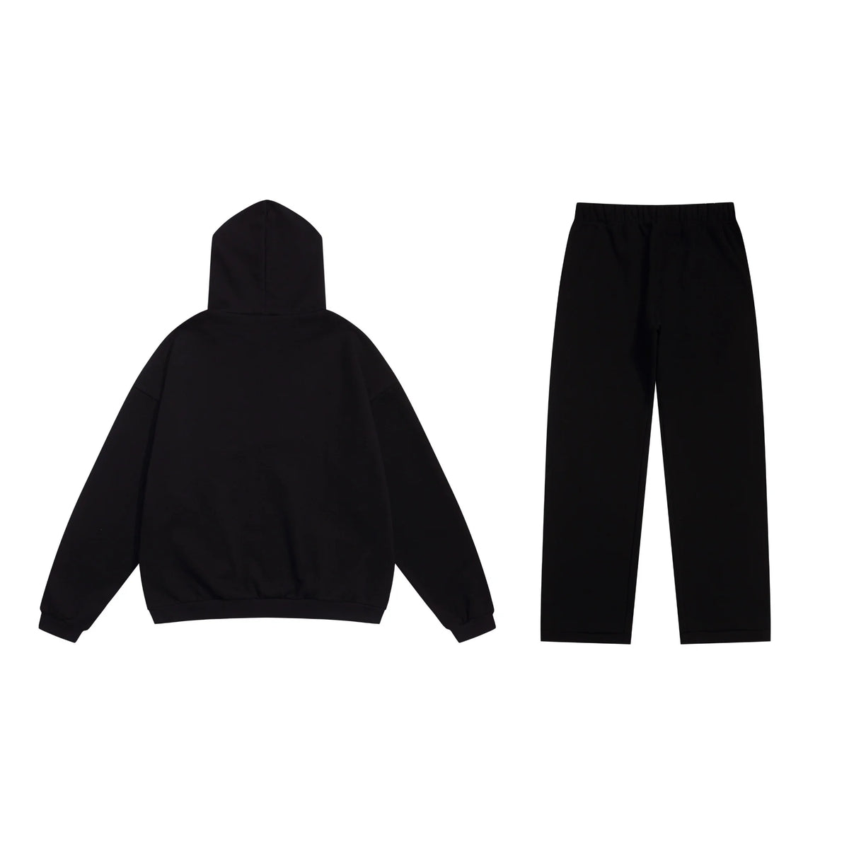 Black Essentials Tracksuit Pullover