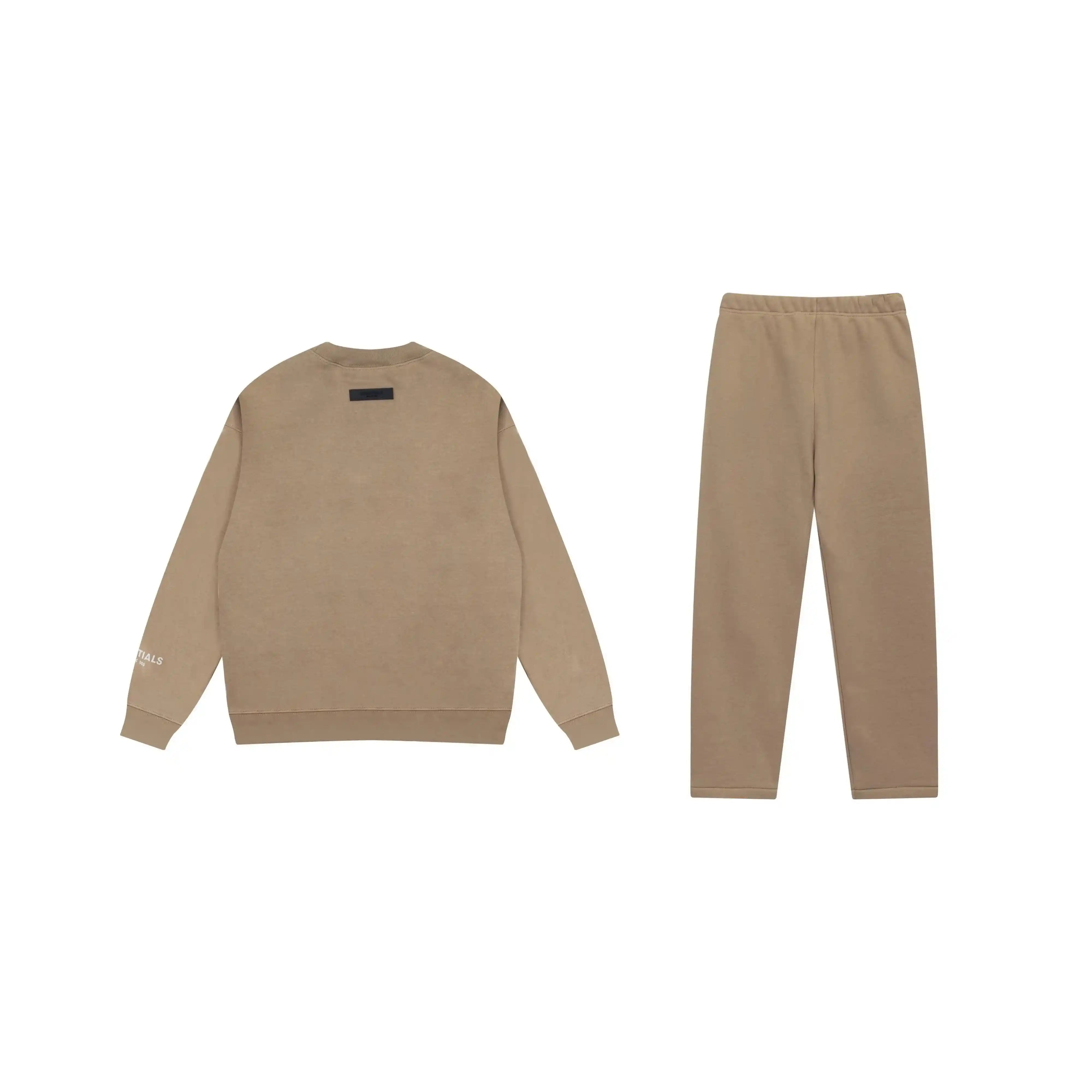 ESSENTIALS Clothing Dark Beige Tracksuit