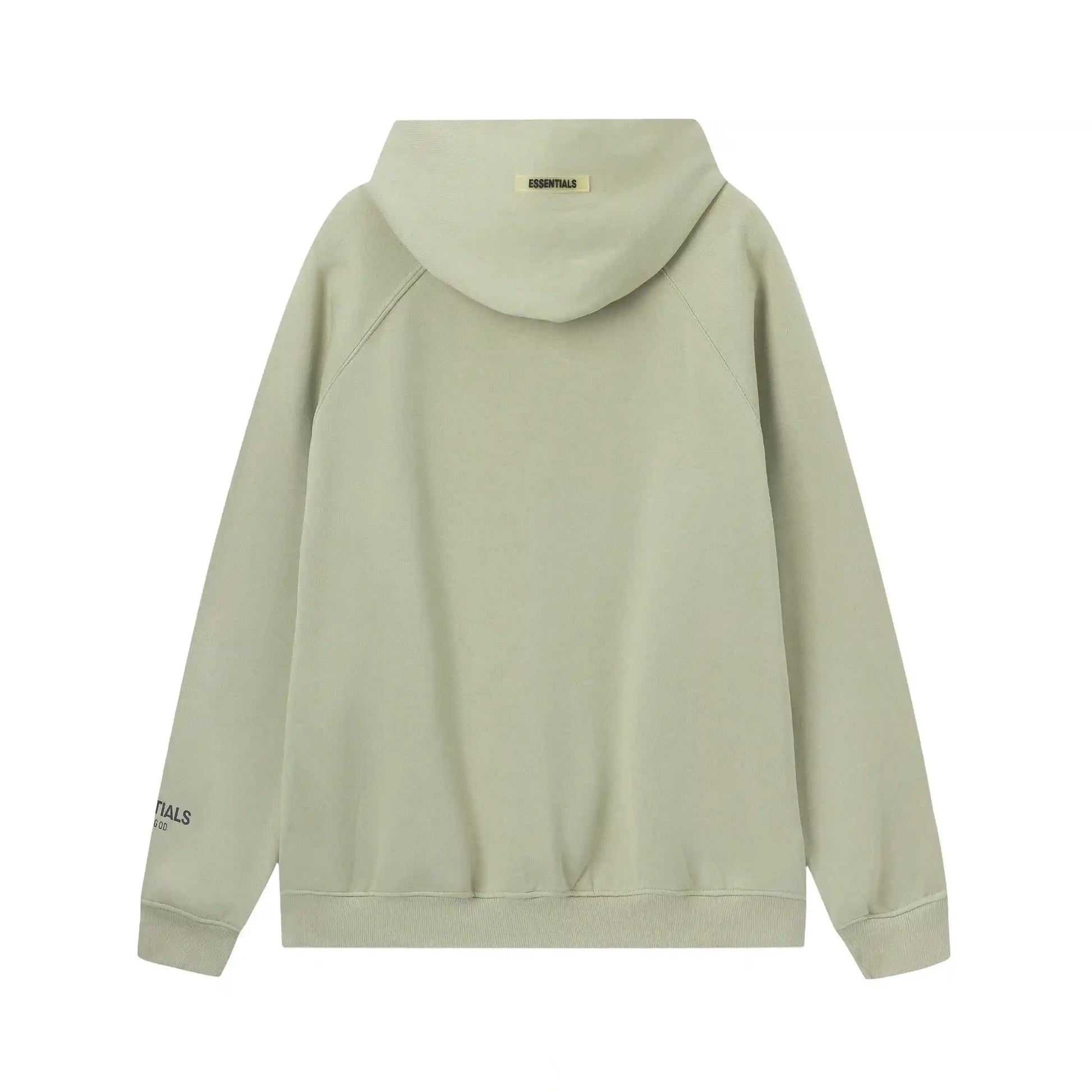 Fear of God Essentials Ash Grey pullover hoodie relaxed fit