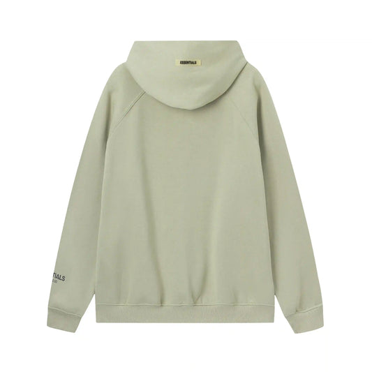 Fear of God Essentials Ash Grey pullover hoodie relaxed fit