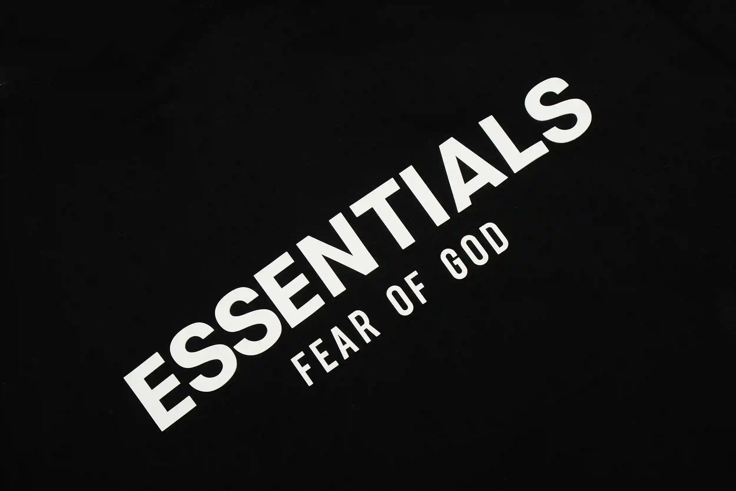 Fear of God ESSENTIALS Black Hoodie
