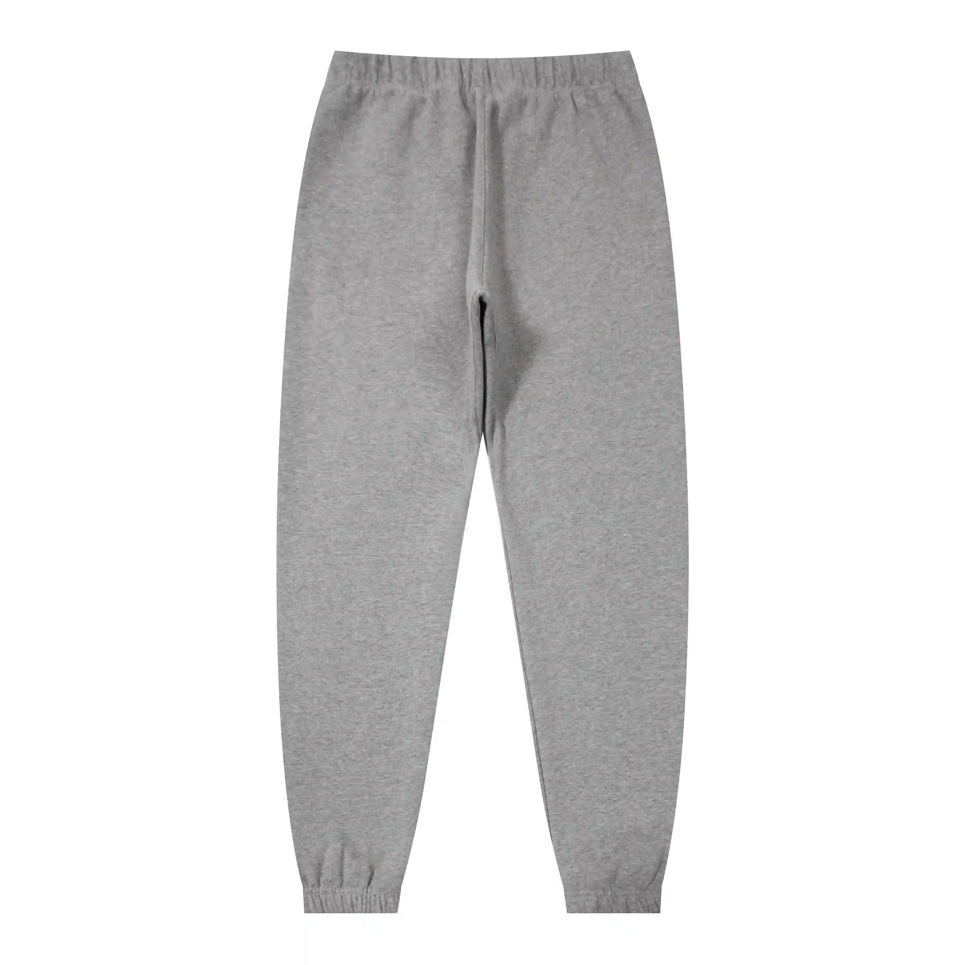 Essentials Dark Heather Oatmeal Hoodie Set front view – Fear of God matching set